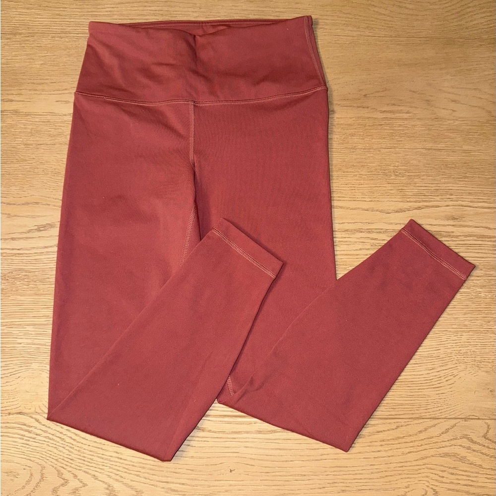 Yogalicious Lux High Waisted Red Yoga Pants size Small
